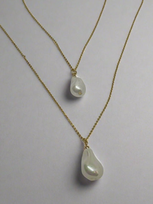 Merx Drop Pearl NecklaceJewelryPosh Boutique