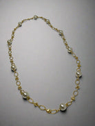 Merx Pearl & Circle Chain NecklaceJewelryPosh Boutique