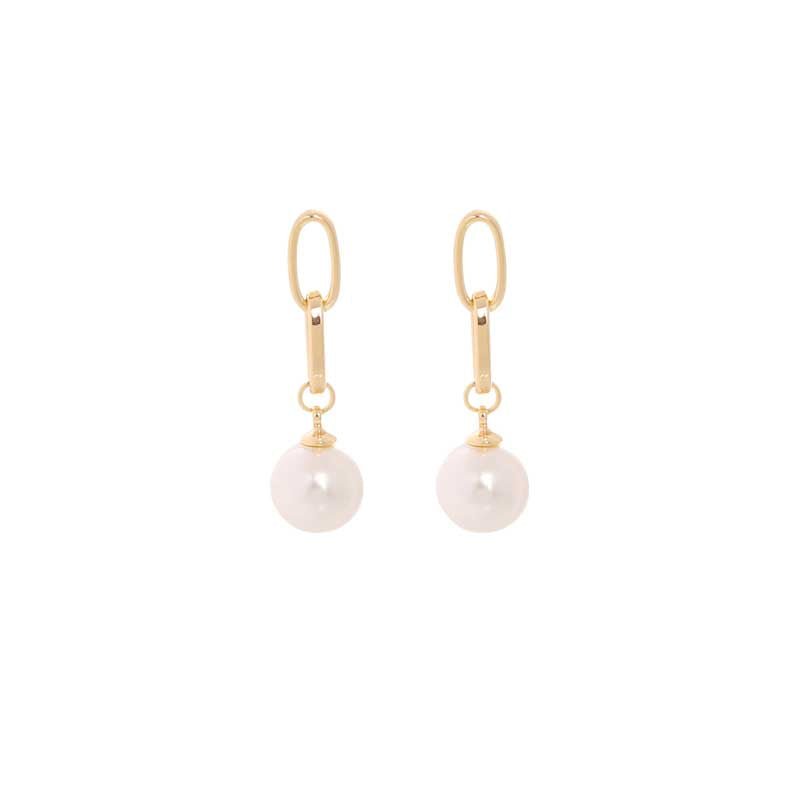 Merx Pearl Dangle Earrings - GoldJewelryPosh Boutique