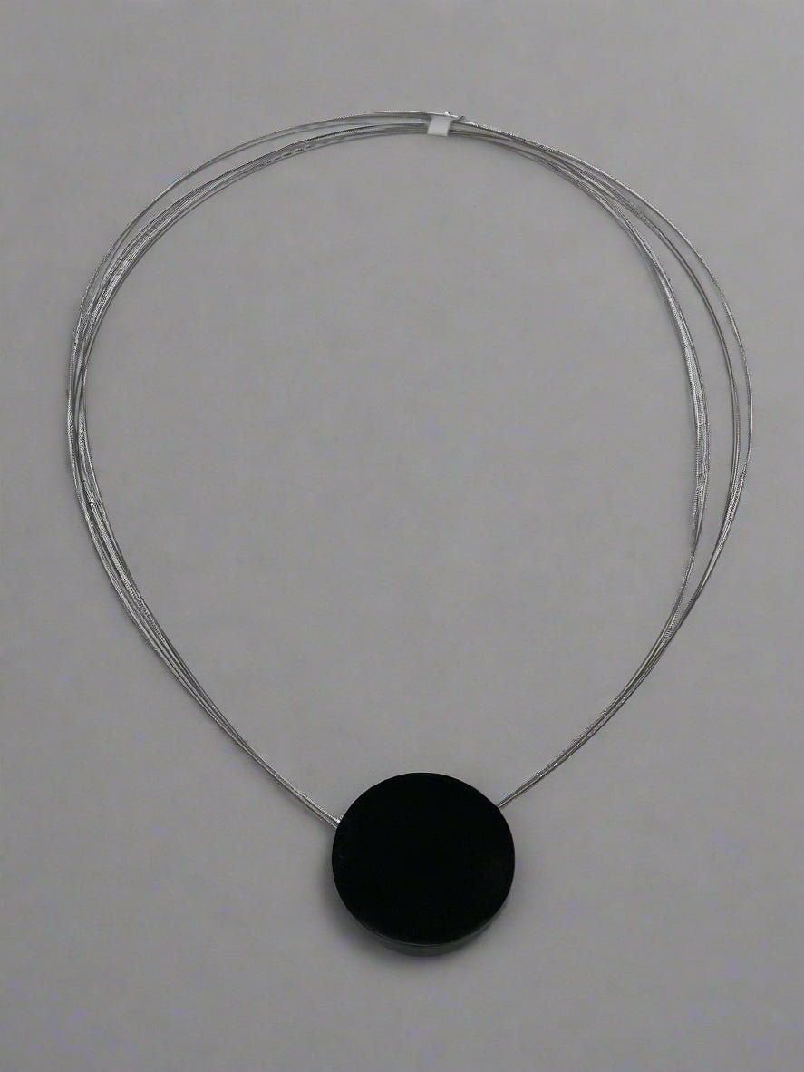 Merx Sakura Cherry Blossom Circle NecklaceJewelryPosh Boutique