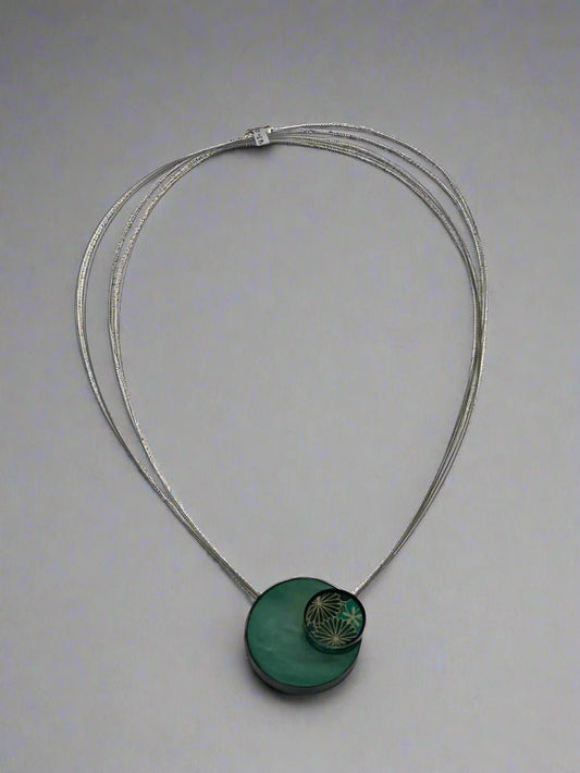 Merx Sakura Jungle Circle NecklaceJewelryPosh Boutique