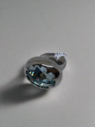 Merx Silver Crown & Jewel RingJewelryPosh Boutique