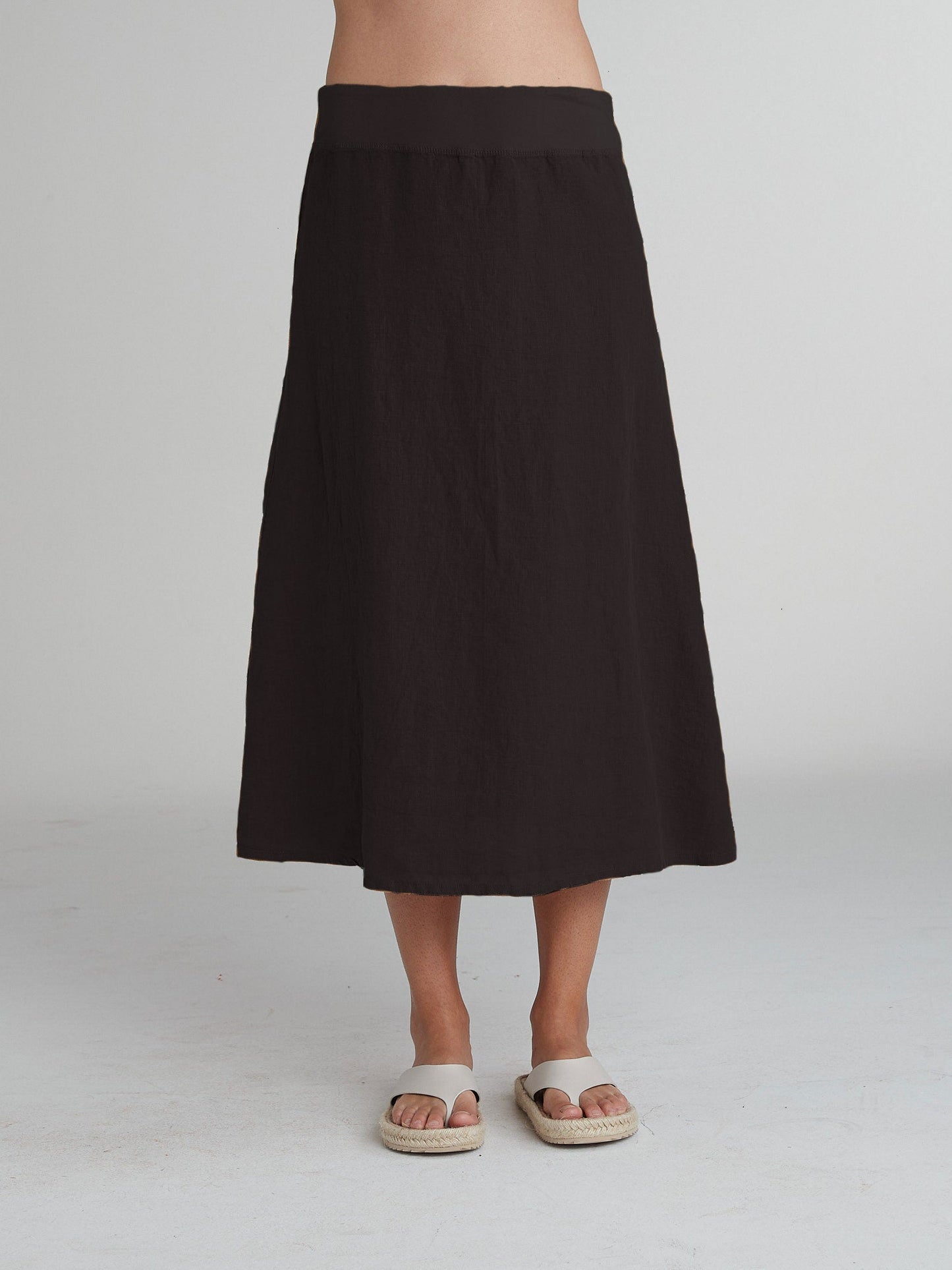 Midi A - line SkirtSkirtsPosh Boutique