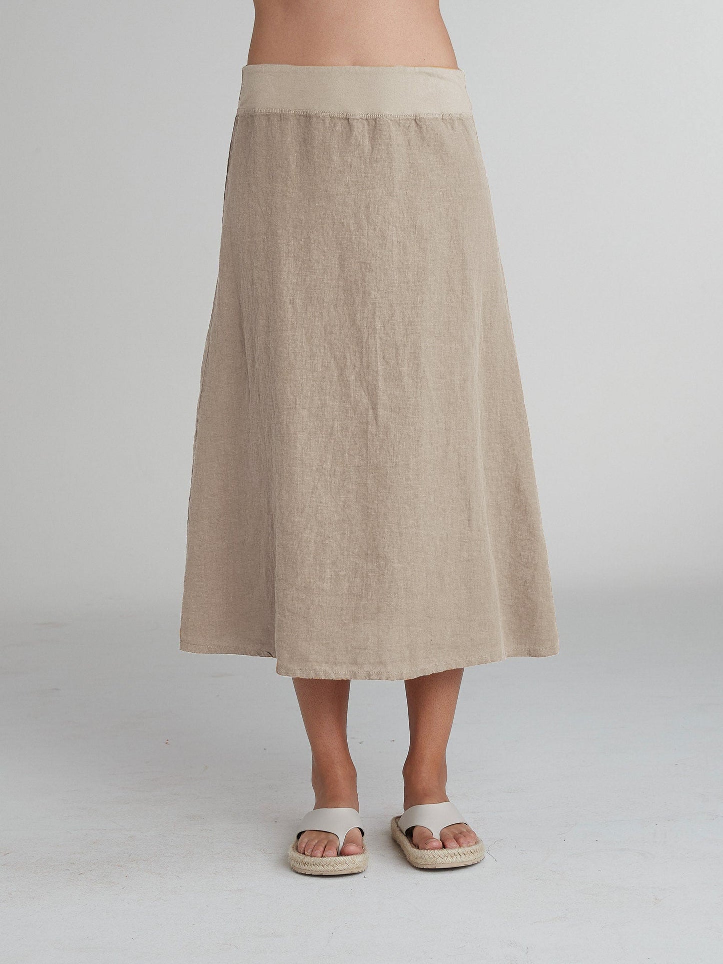 Midi A - line SkirtSkirtsPosh Boutique