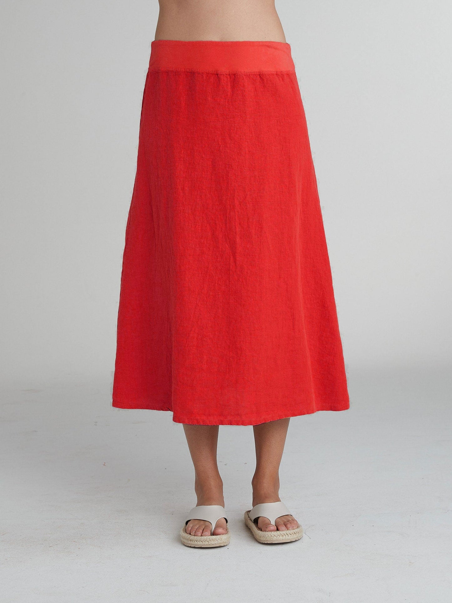 Midi A - line SkirtSkirtsPosh Boutique