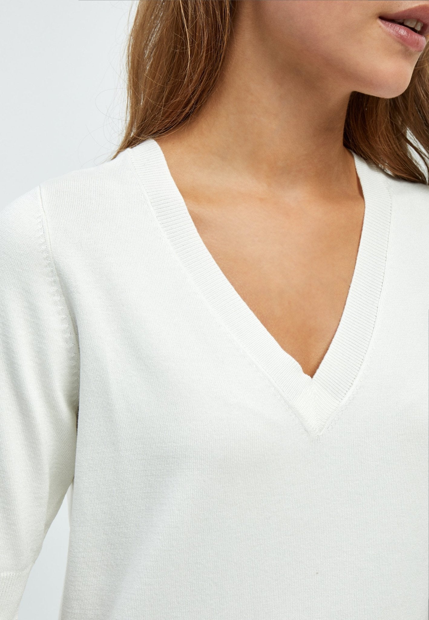 Milla V - Neck Knit TeePosh Boutique