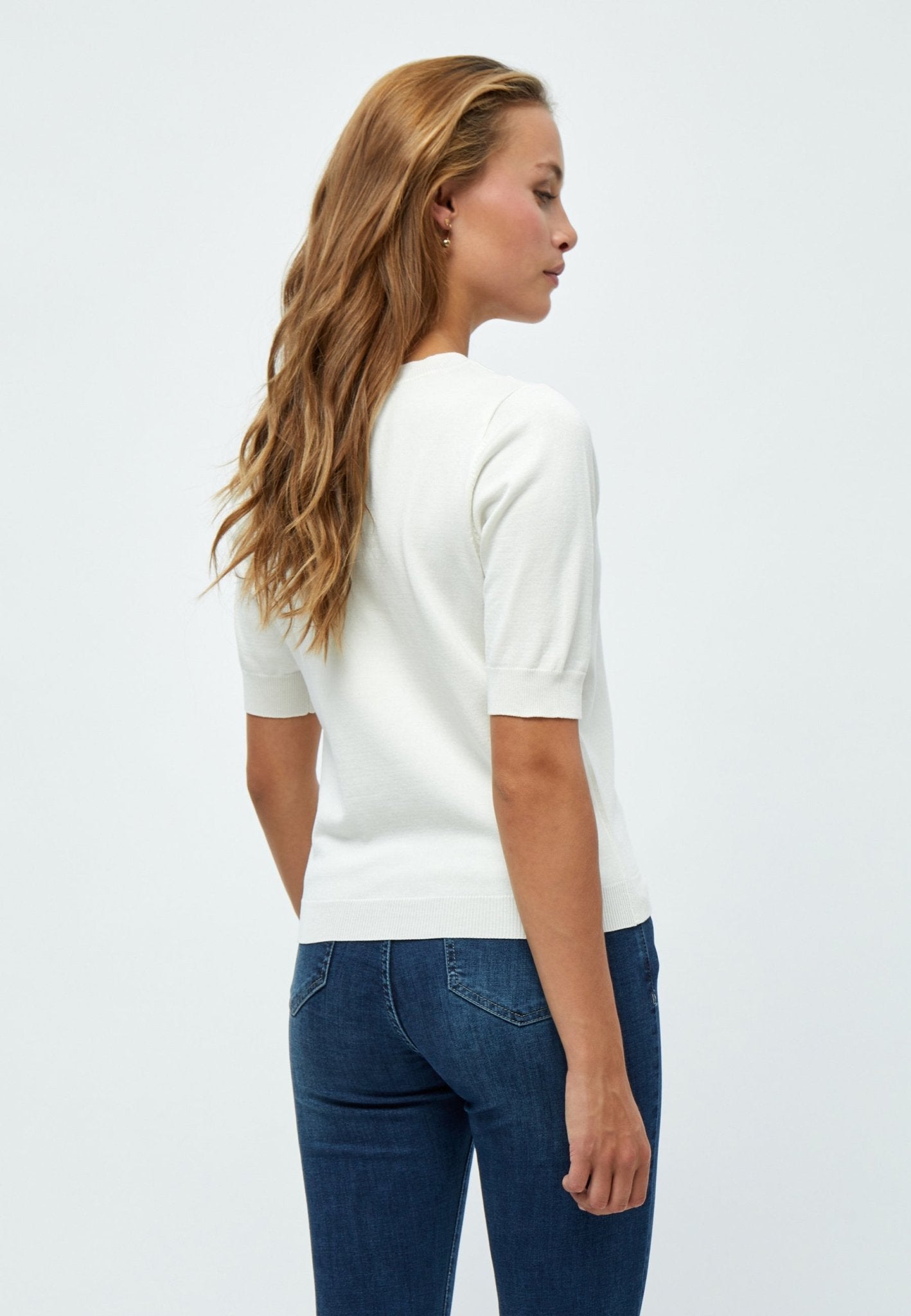 Milla V - Neck Knit TeePosh Boutique