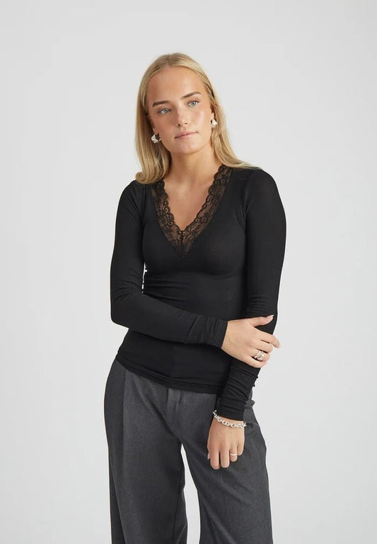 Milli Long Sleeve Lace TopTopsPosh Boutique