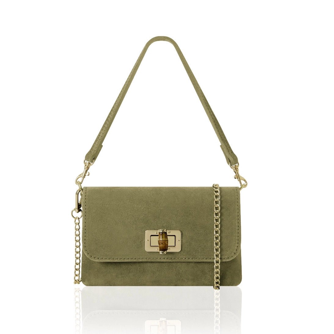 Mini Suede Crossbody ClutchHandbagsPosh Boutique