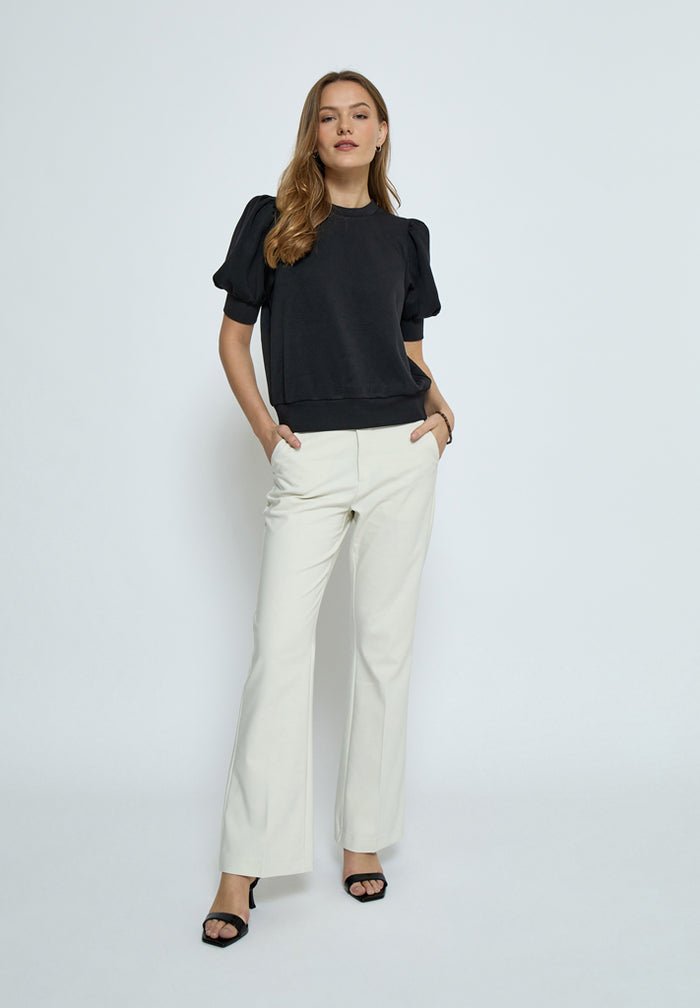 Minus Liva Black Knit TeeSweatersPosh Boutique