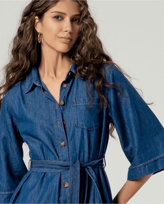 Morgan Denim DressDressesPosh Boutique
