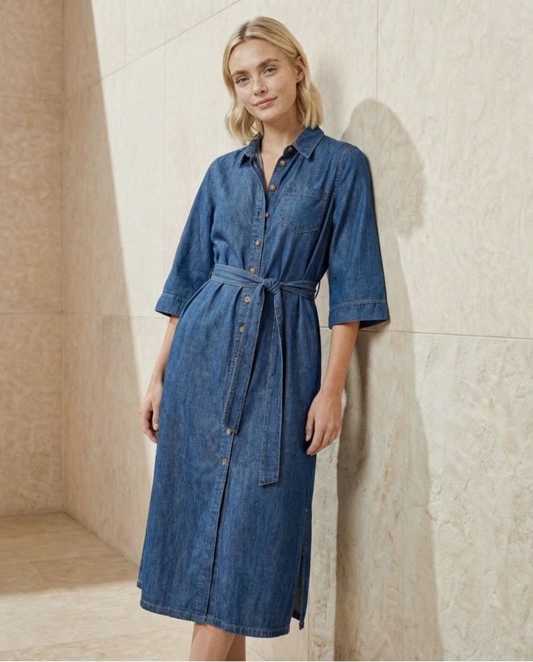 Morgan Denim DressDressesPosh Boutique