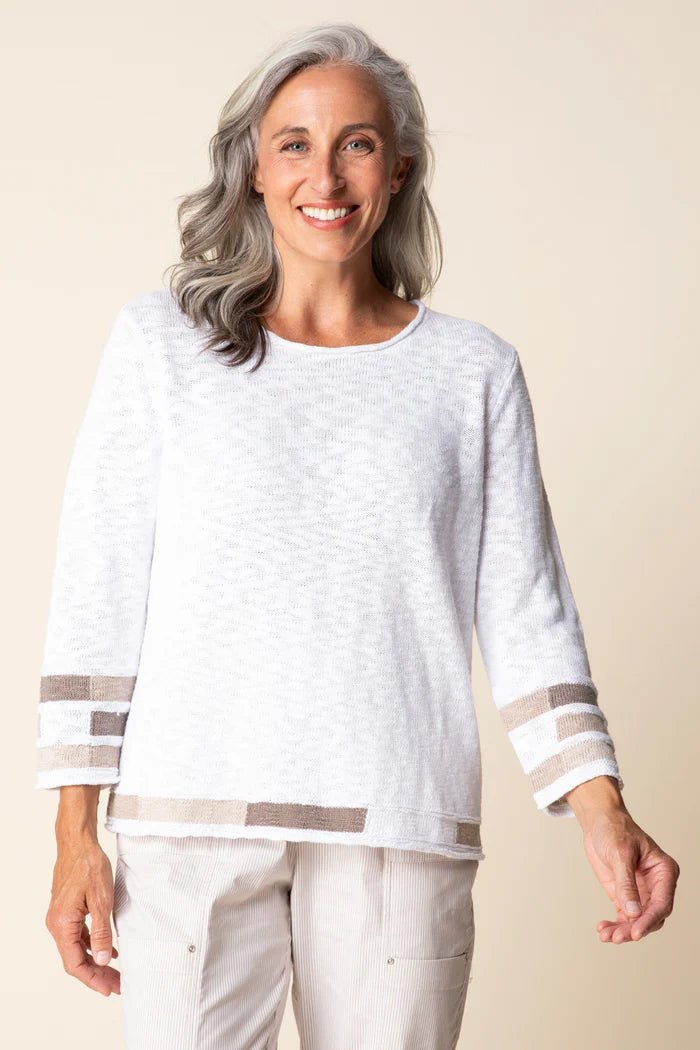 Mosaic PulloverTopsPosh Boutique