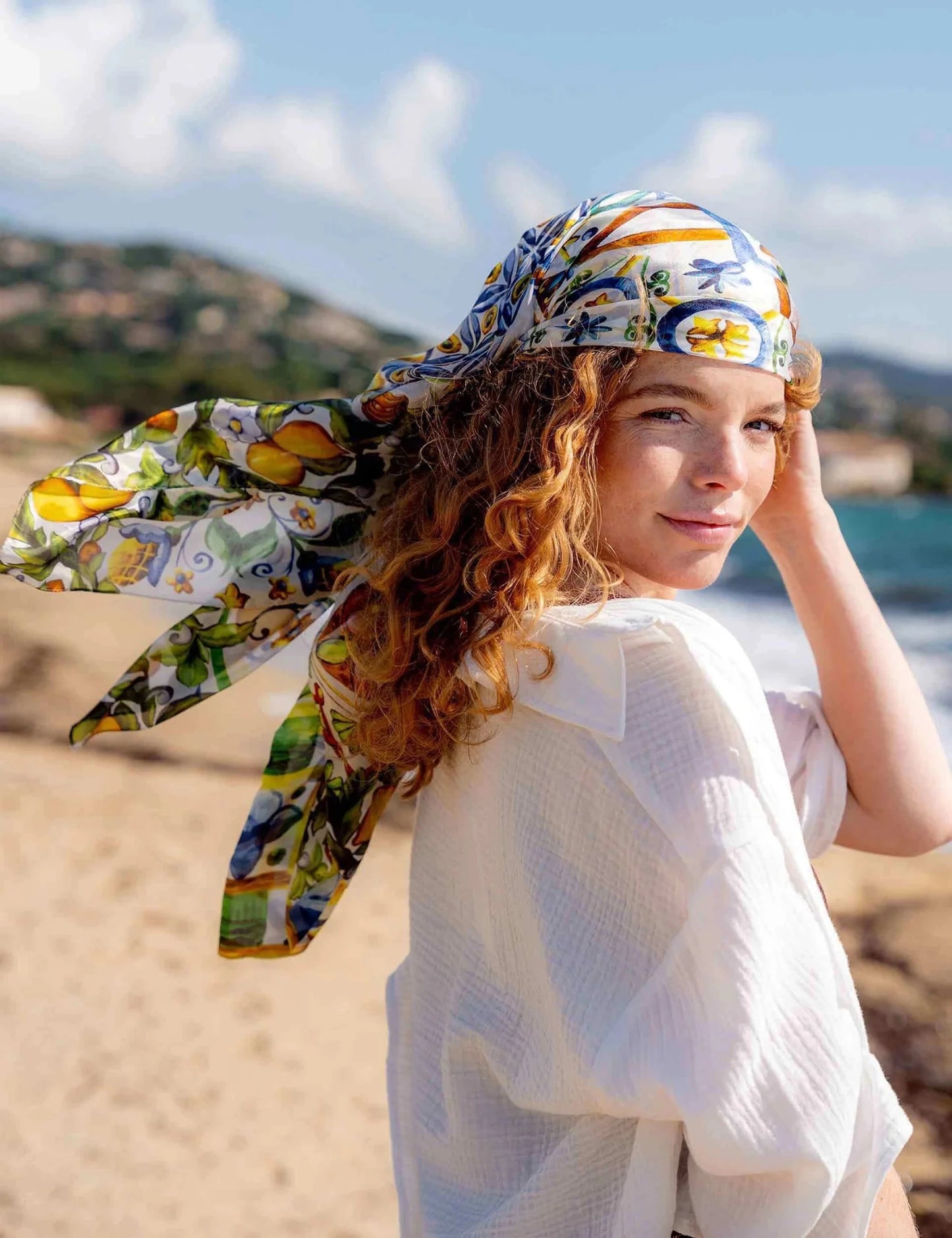 Mosaic Silk StoleScarvesPosh Boutique