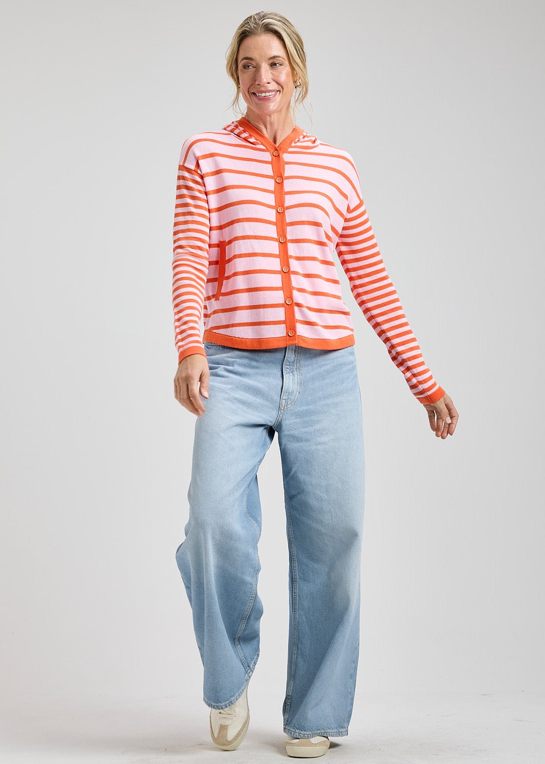 Multi Stripe HoodieSweatersPosh Boutique