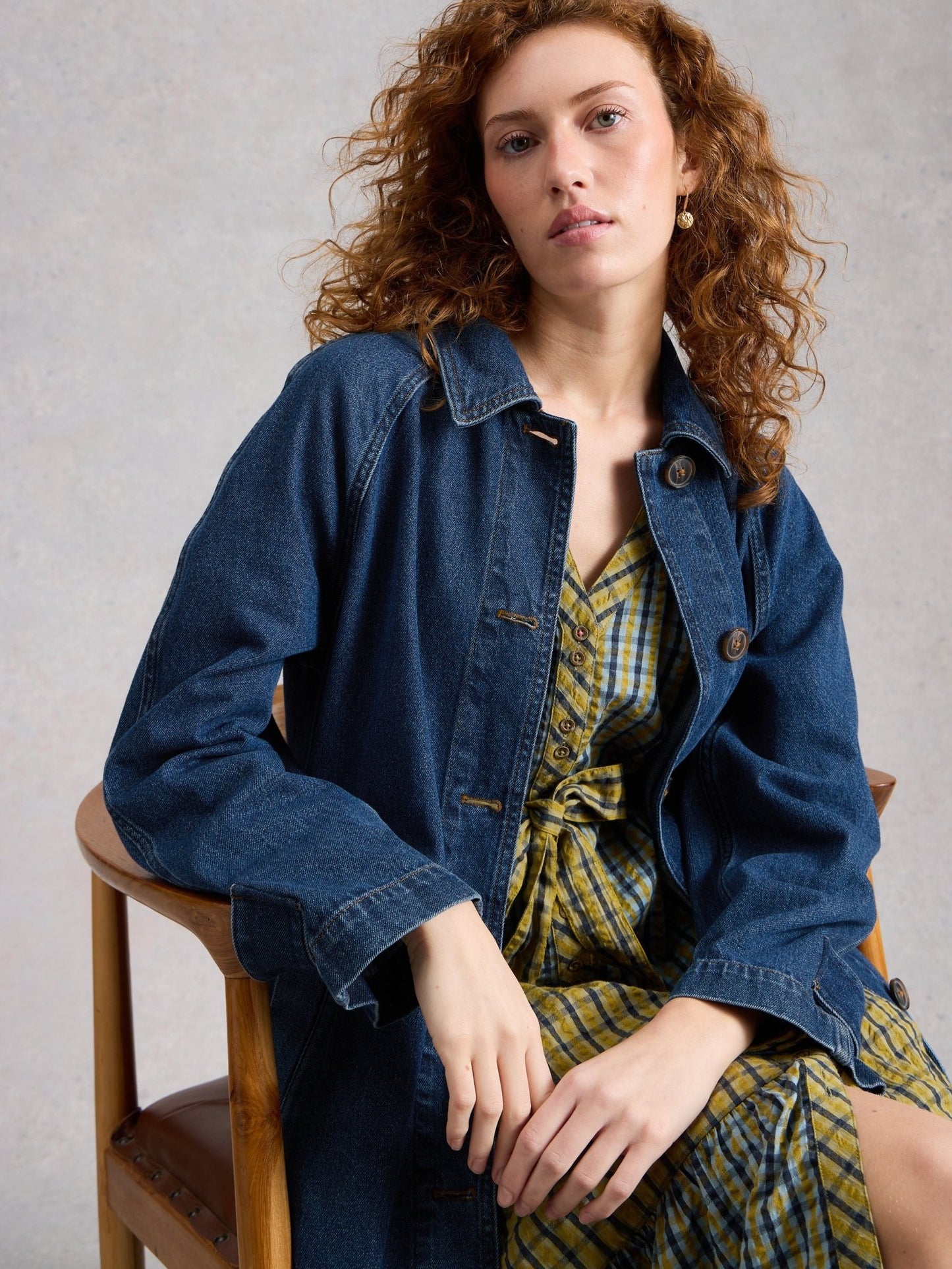 Oakleigh Denim CoatJacketsPosh Boutique