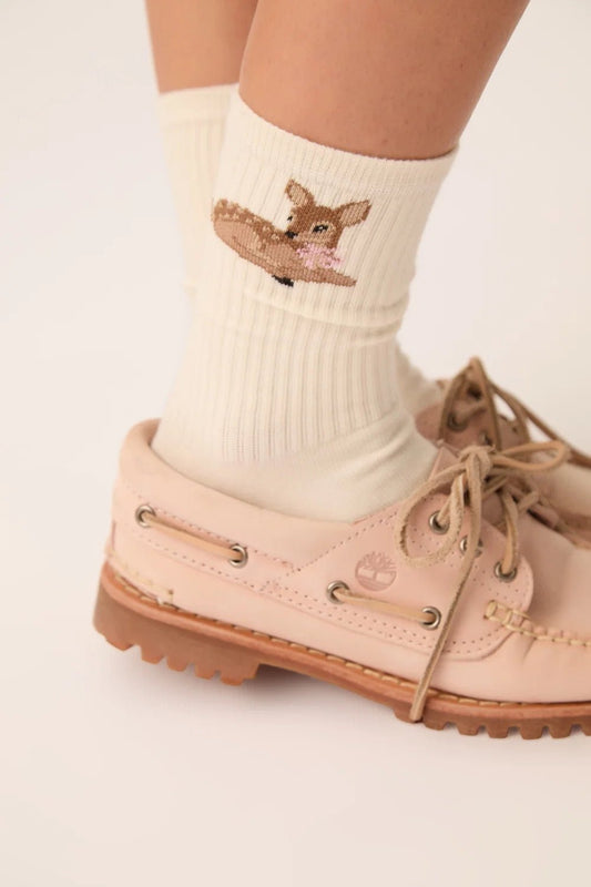 Oasis Cream SocksSocksPosh Boutique