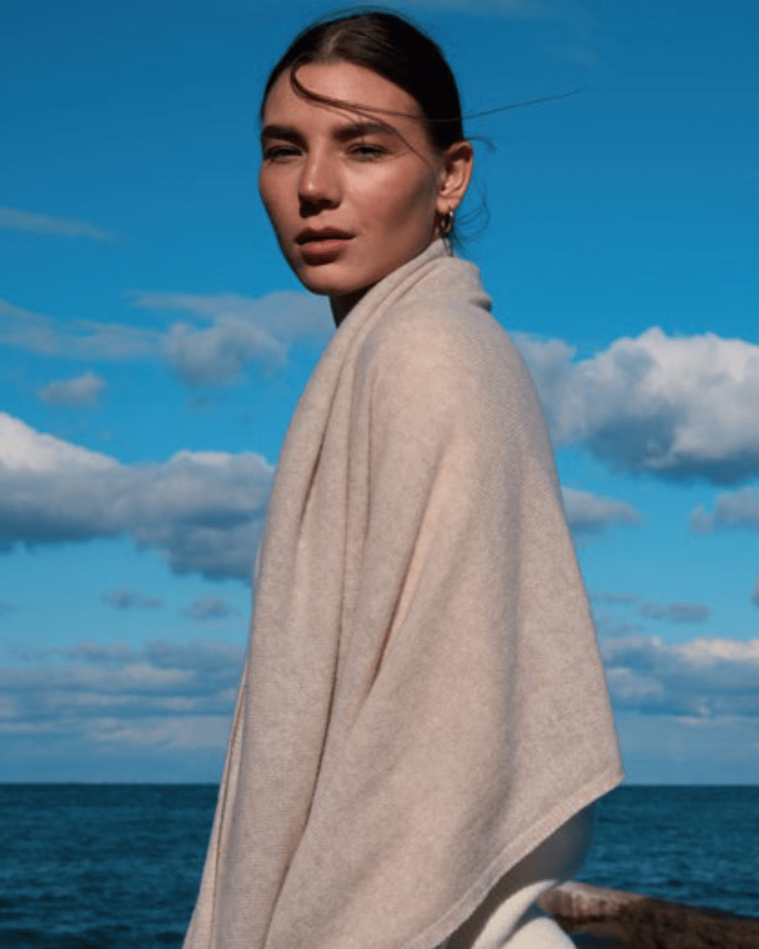 Oatmeal Cashmere WrapScarvesPosh Boutique