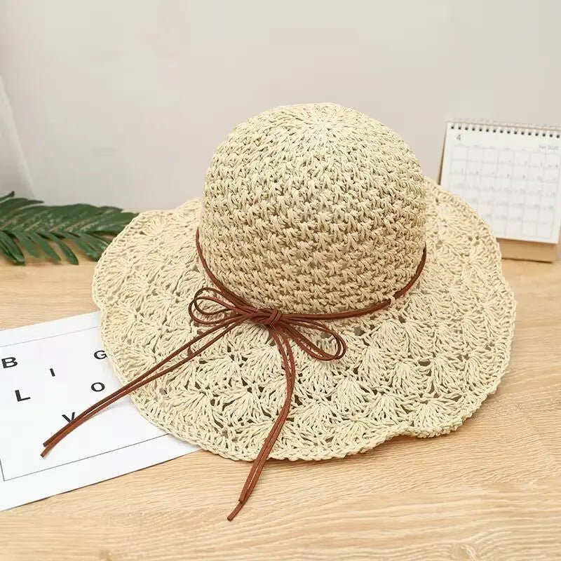 Open - Weave Bow HatHatsPosh Boutique