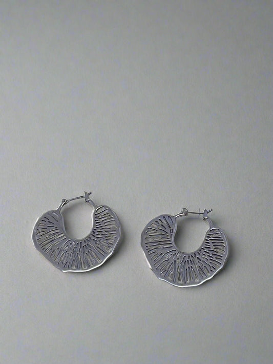 Ori Tao Silver Water Lily EarringsJewelryPosh Boutique