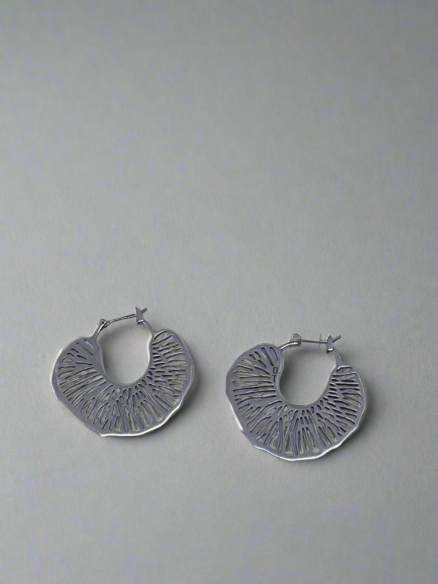 Ori Tao Silver Water Lily EarringsJewelryPosh Boutique