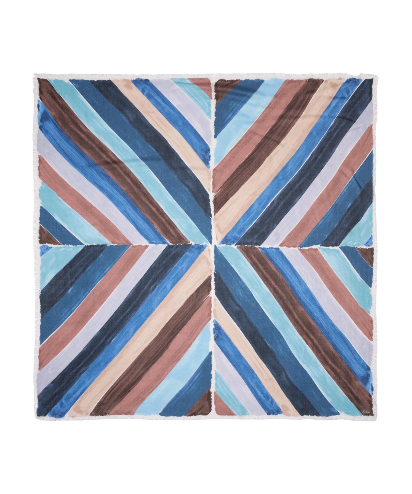 Painted Chevron Square ScarfPosh Boutique