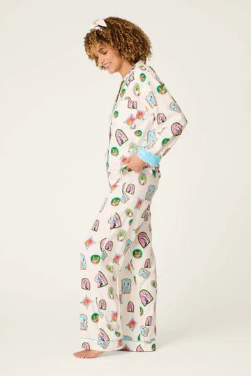 Picture Purrfect Pet Portraits 3-Piece Flannel PJ SetSleepwearPosh Boutique