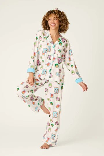 Picture Purrfect Pet Portraits 3-Piece Flannel PJ SetSleepwearPosh Boutique