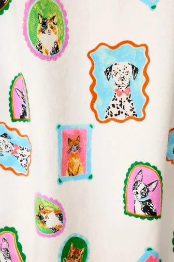 Picture Purrfect Pet Portraits 3-Piece Flannel PJ SetSleepwearPosh Boutique