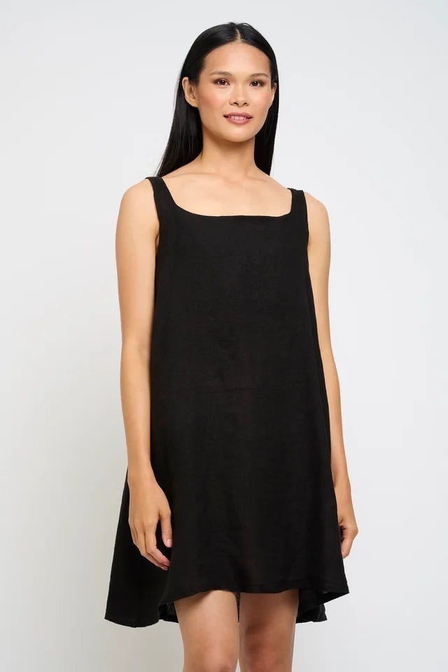 Pistache Linen Tunic DressDressesPosh Boutique