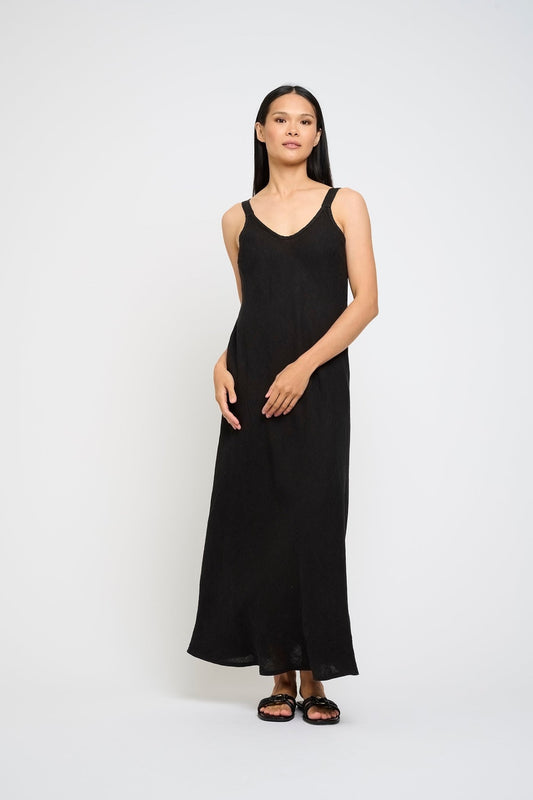 Pistache Sleeveless Linen DressDressesPosh Boutique
