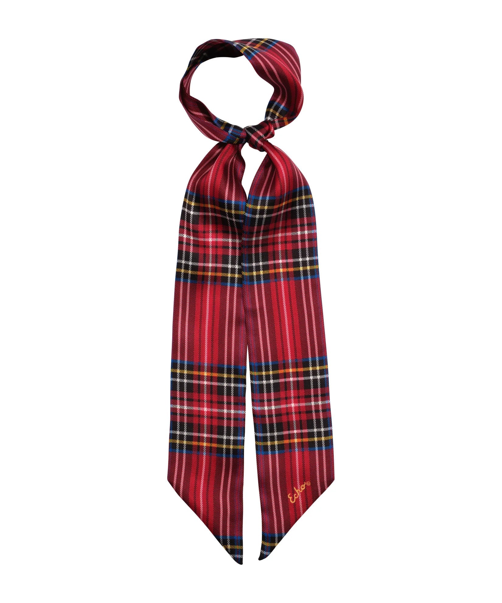 Plaid Ribbon ScarfScarvesPosh Boutique