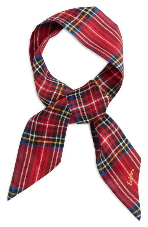 Plaid Ribbon ScarfScarvesPosh Boutique