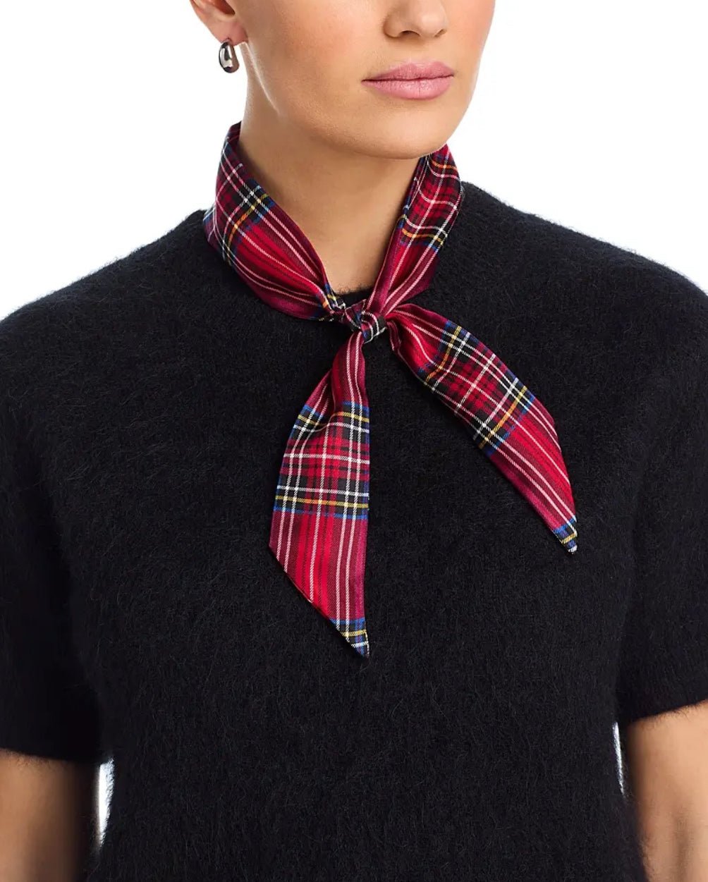 Plaid Ribbon ScarfScarvesPosh Boutique
