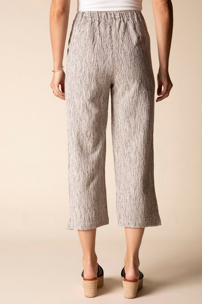 Pleat Button CapriPantsPosh Boutique