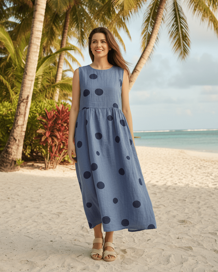 Polka Dot Maxi DressDressesPosh Boutique