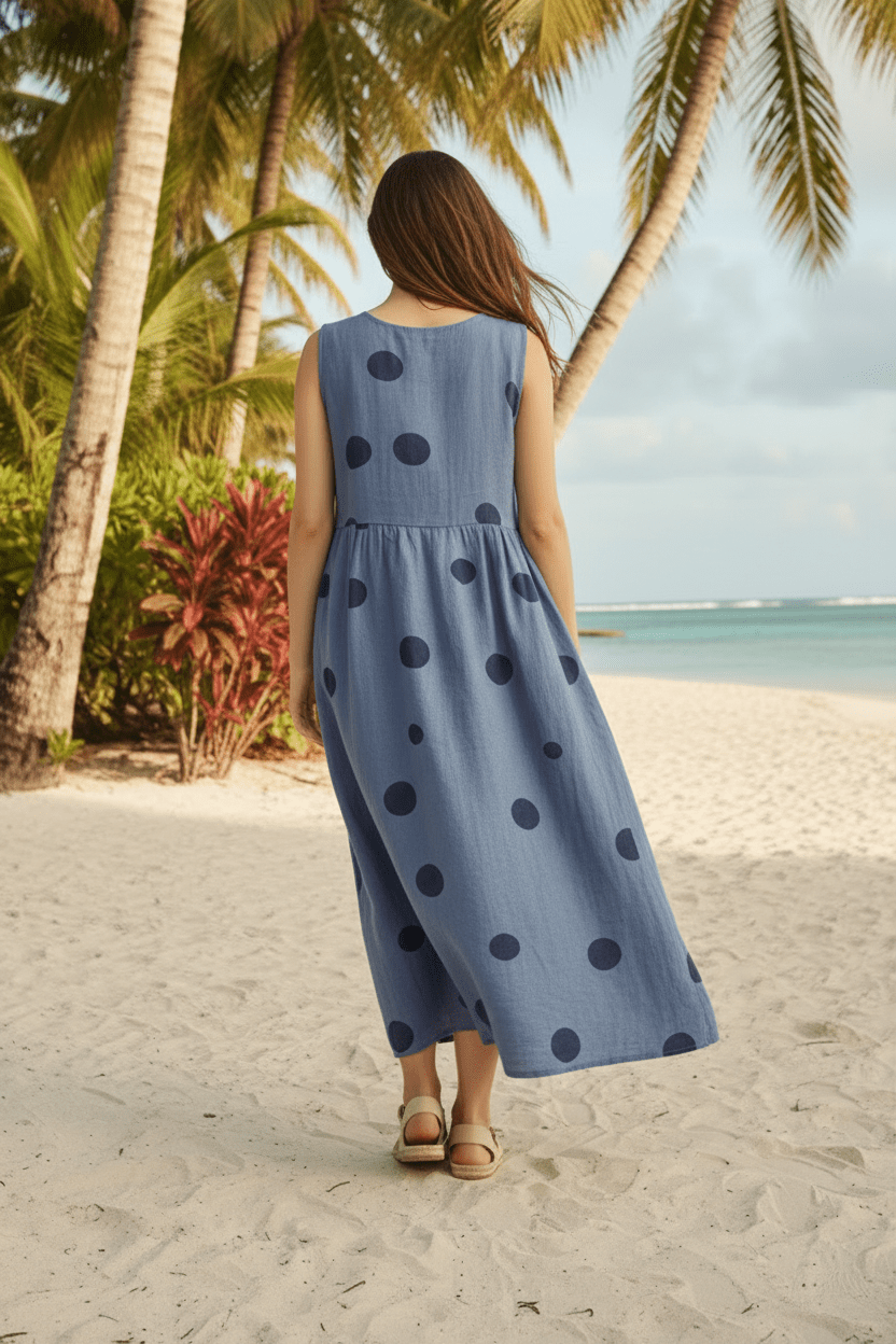 Polka Dot Maxi DressDressesPosh Boutique