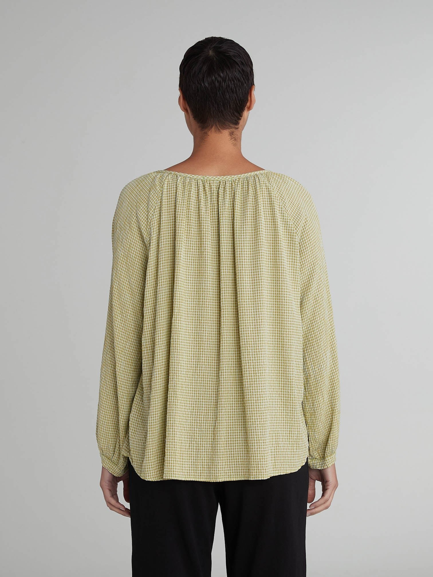 Posh Collarless BlouseTopsPosh Boutique