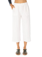 Posh Easy Crop Linen PantPantsPosh Boutique