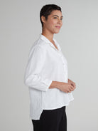 Posh Hi - Low Linen ShirtTopsPosh Boutique