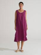 Posh Linen Rhubarb Tie DressDressesPosh Boutique