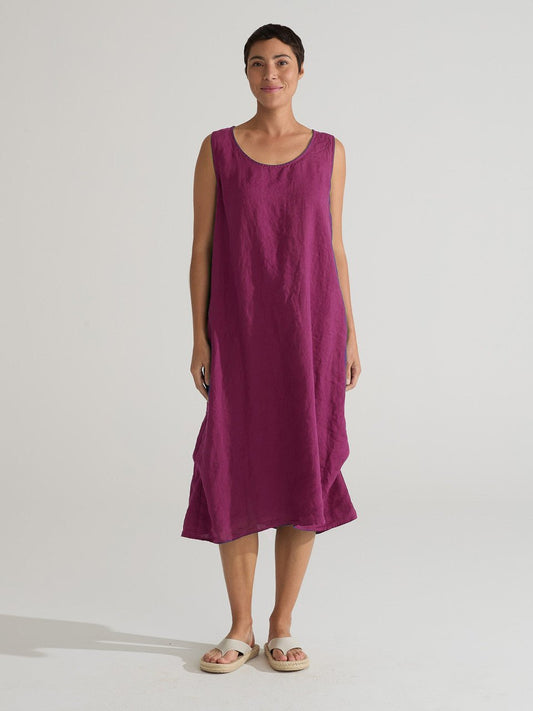 Posh Linen Rhubarb Tie DressDressesPosh Boutique