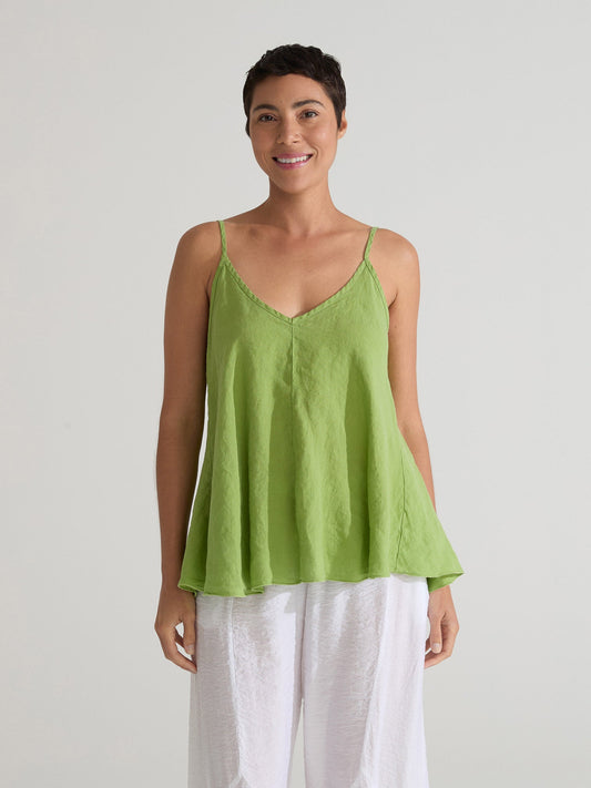 Posh Linen Swing CamiTopsPosh Boutique