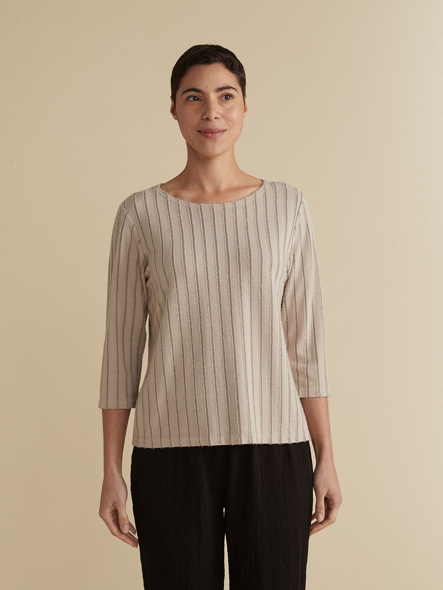 Posh Stripe Boatneck TopTopsPosh Boutique