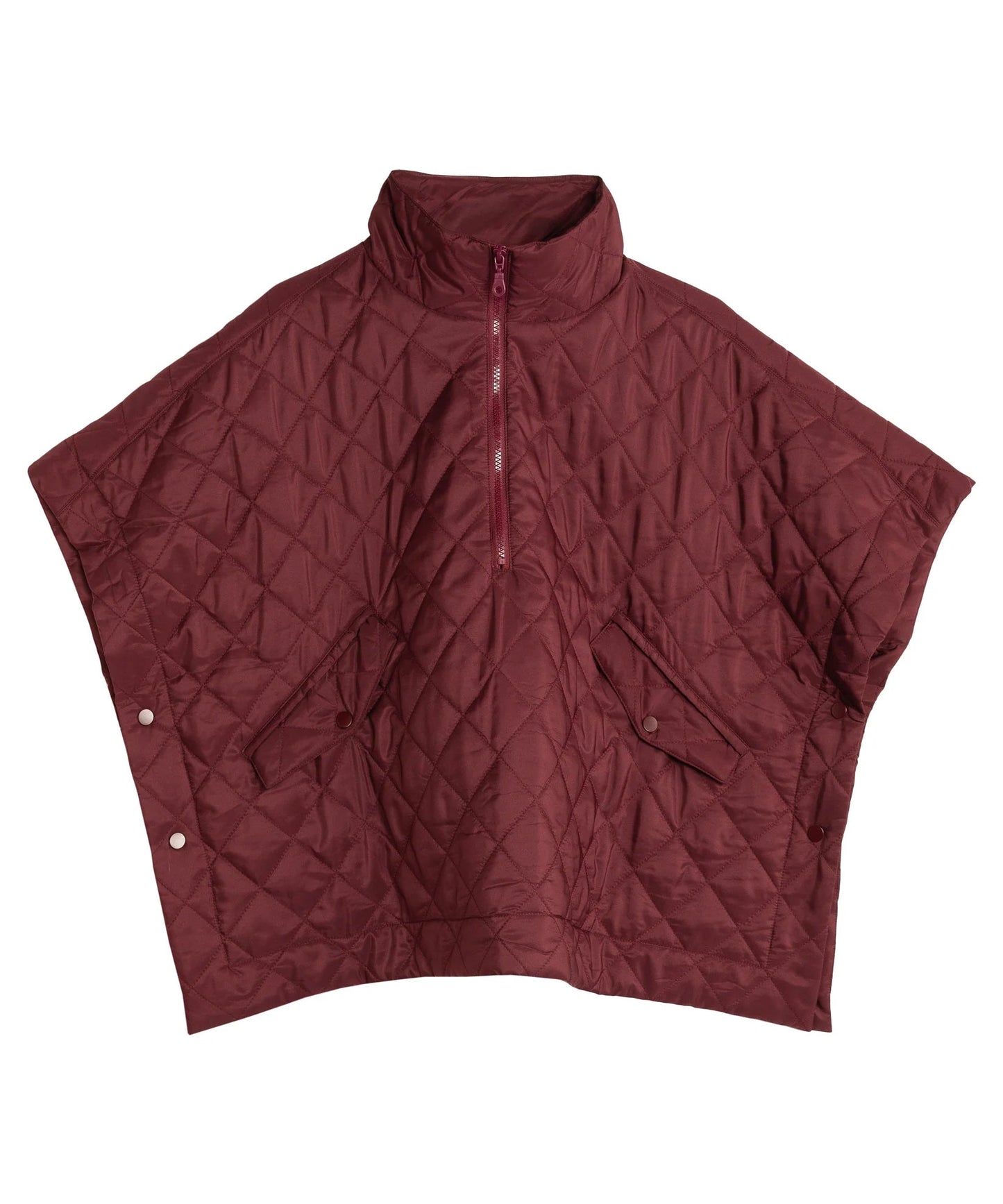 Quilted PonchoJacketsPosh Boutique