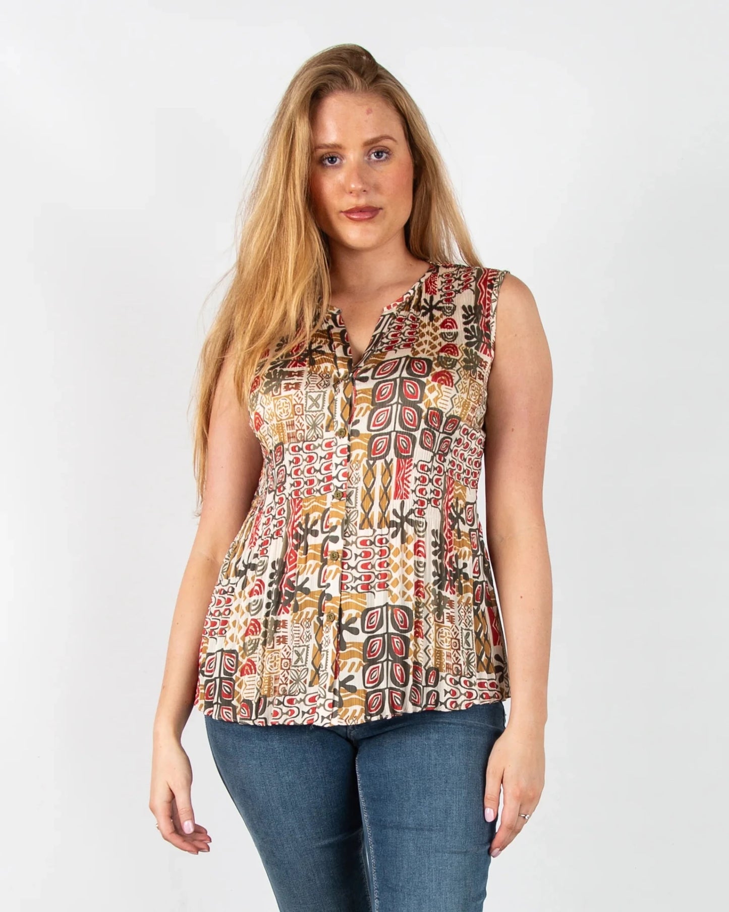 Quima Sleeveless BlouseblousePosh Boutique