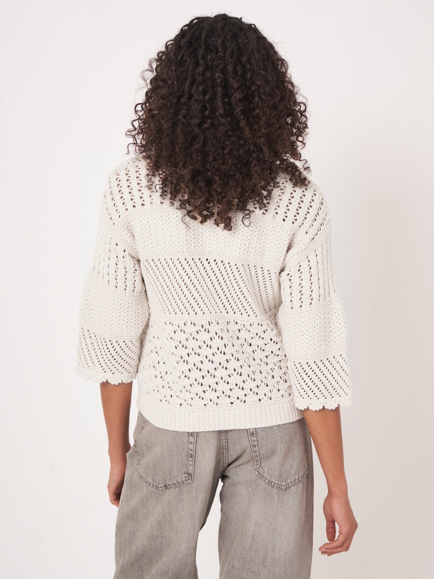 Repeat Isla Crochet SweaterSweatersPosh Boutique