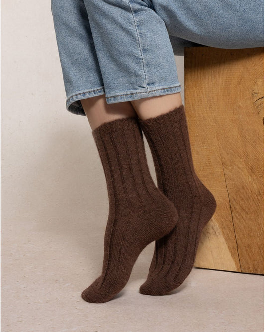 Ribbed Alpaca SocksSocksPosh Boutique