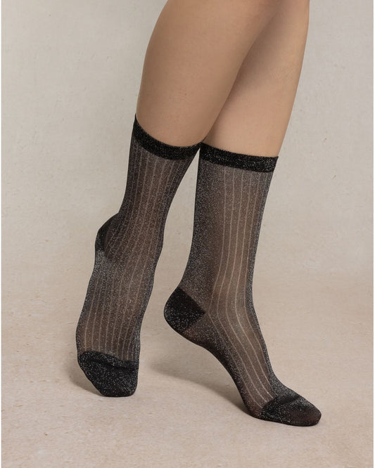 Ribbed Sheer SocksSocksPosh Boutique