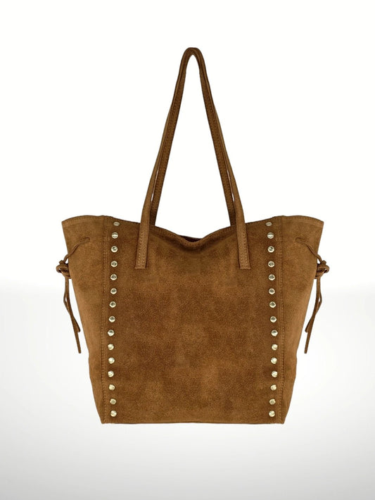Rimiano Suede Tote BagHandbagsPosh Boutique